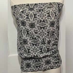 Old Navy Monochrome Paisley Blouse